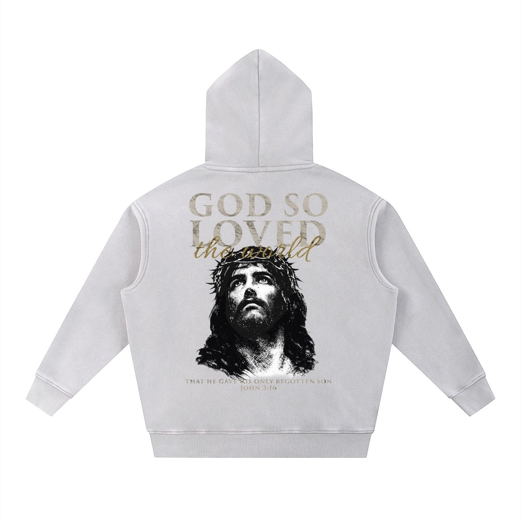 JOHN 3:16 Fleece Oversize Hoodie