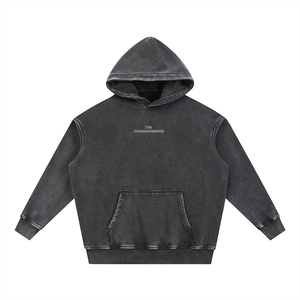 Ten Commandments Graphic Hoodie