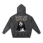 JOHN 3:16 Fleece Oversize Hoodie